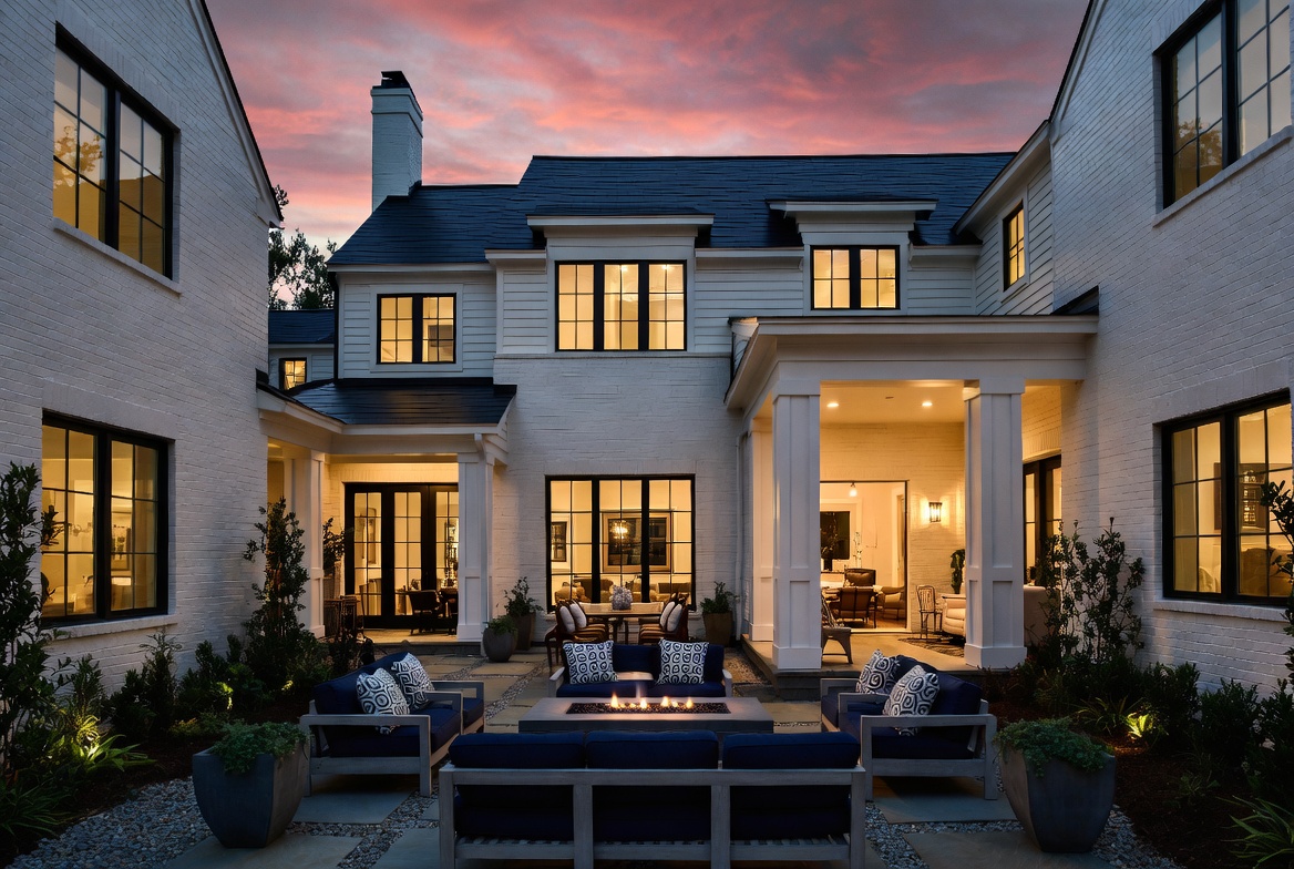 Avalon Alpharetta luxury living, dining and retail streetscape